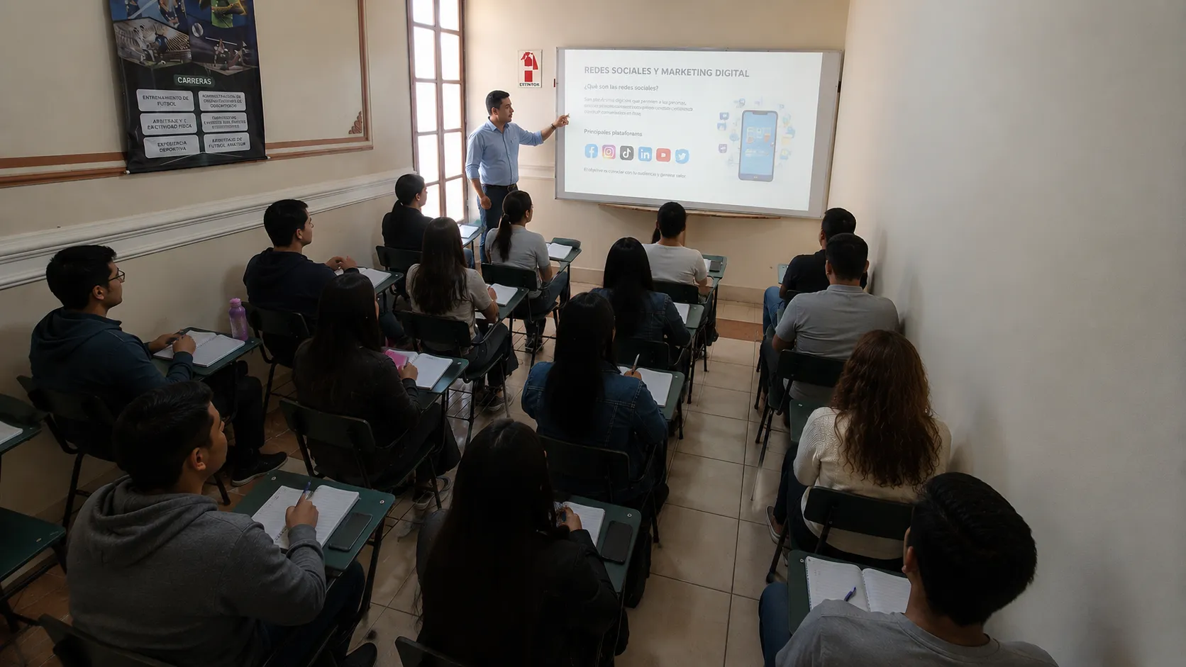 Estudiantes en programa de formación CBIT